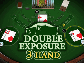 Blackjack Double Exposure 3 Hand screenshot